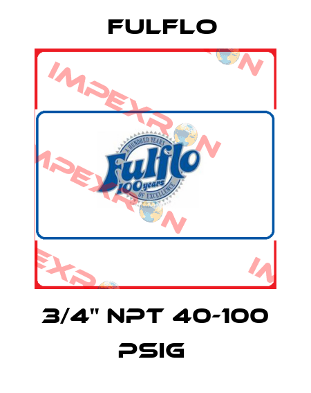 3/4" NPT 40-100 PSIG  Fulflo