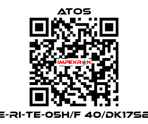 E-RI-TE-05H/F 40/DK17SB Atos