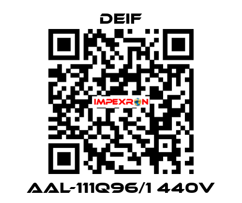 AAL-111Q96/1 440V Deif