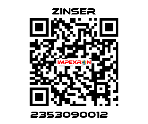 2353090012    Zinser