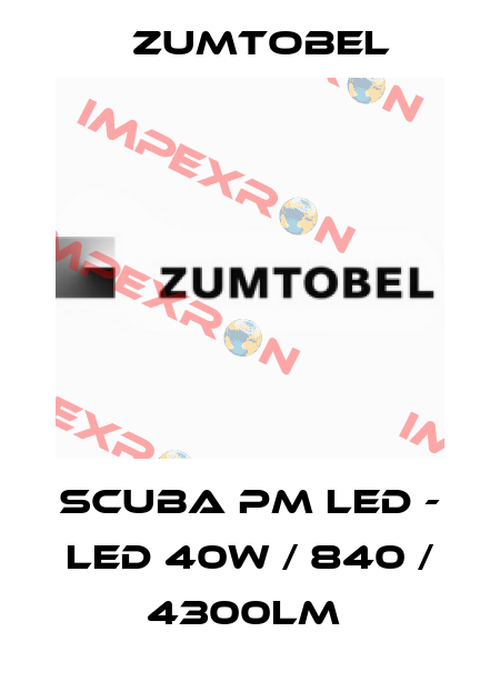 Scuba PM LED - LED 40W / 840 / 4300Lm  Zumtobel