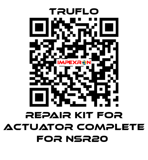 Repair Kit For Actuator Complete For NSR20  TRUFLO