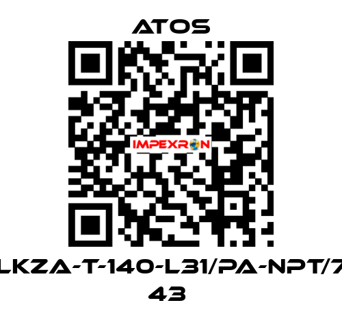 DLKZA-T-140-L31/PA-NPT/7C 43  Atos