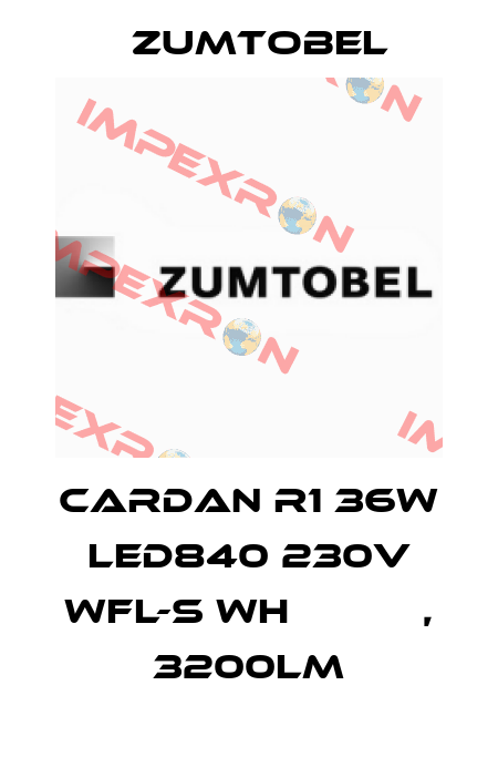 CARDAN R1 36W LED840 230V WFL-S WHС ЕПРА, 3200LM Zumtobel