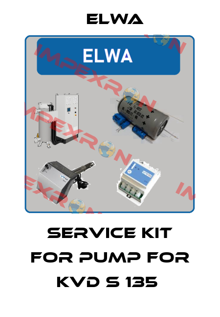 Service kit for pump for KVD S 135  Elwa