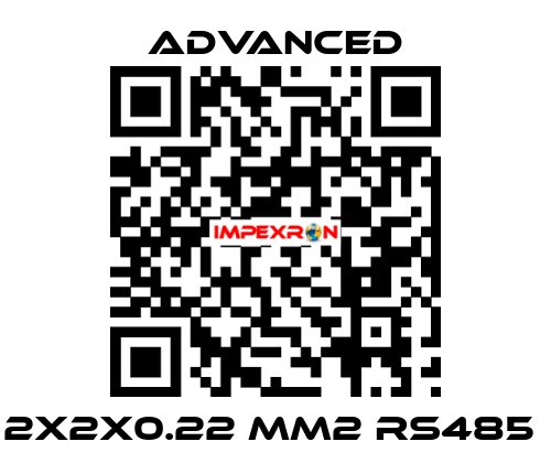2X2X0.22 mm2 RS485  Advanced