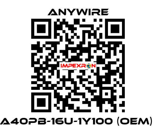  A40PB-16U-1Y100 (OEM)  Anywire