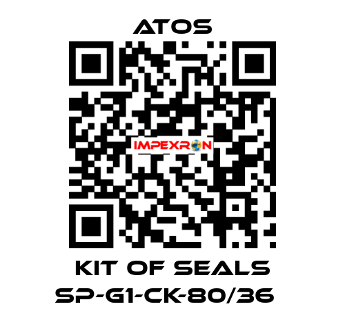 Kit of seals SP-G1-CK-80/36   Atos