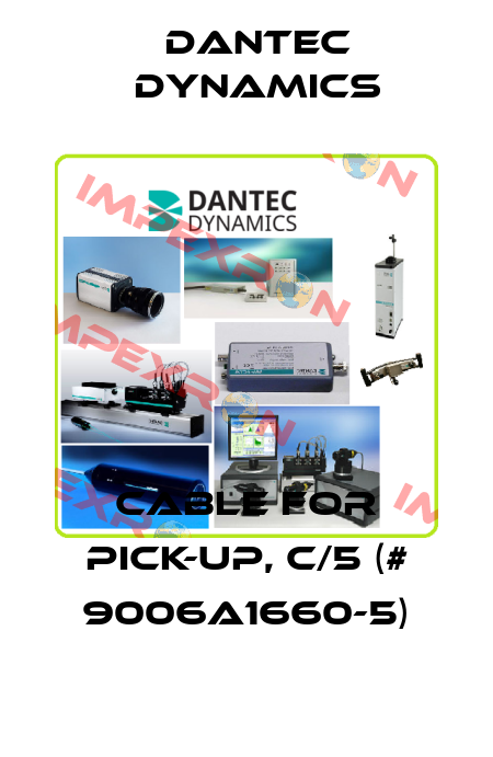 Cable for pick-up, C/5 (# 9006A1660-5) Dantec Dynamics