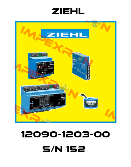 12090-1203-00 S/N 152  Ziehl