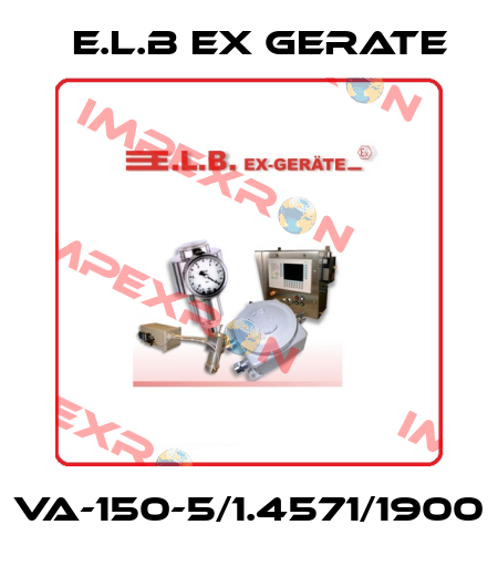 VA-150-5/1.4571/1900 E.L.B Ex Gerate