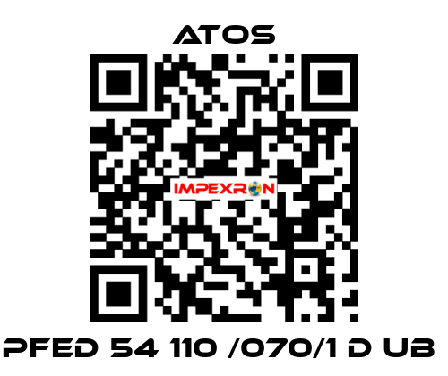 PFED 54 110 /070/1 D UB  Atos