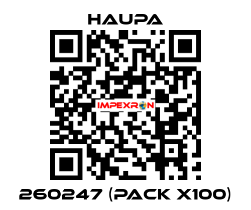 260247 (pack x100) Haupa