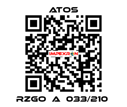 RZGO‐A‐033/210  Atos