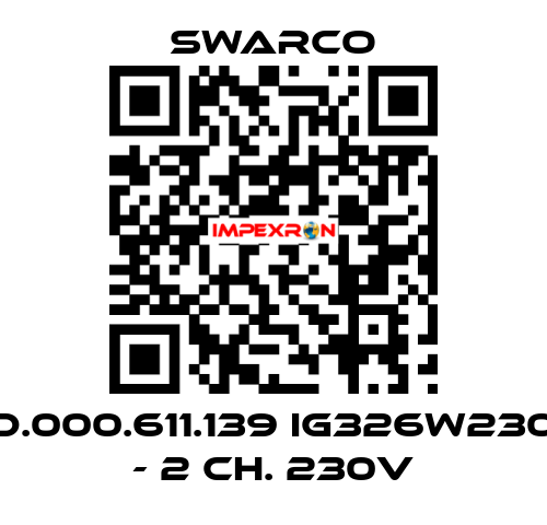 D.000.611.139 IG326W230 - 2 Ch. 230V SWARCO