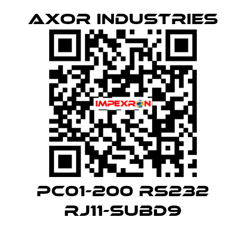PC01-200 RS232 RJ11-SubD9 Axor Industries