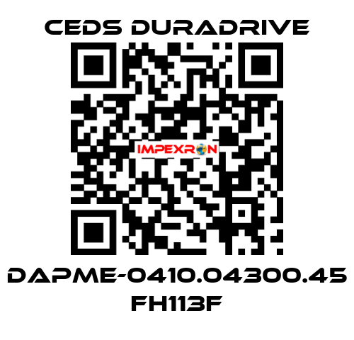 DAPME-0410.04300.45 FH113F Ceds Duradrive