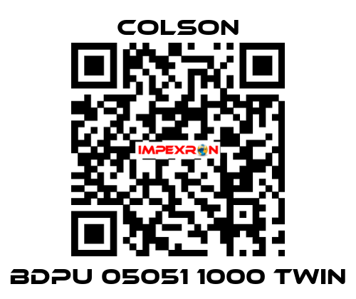 BDPU 05051 1000 TWIN Colson