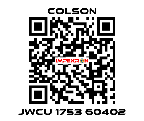 JWCU 1753 60402 Colson