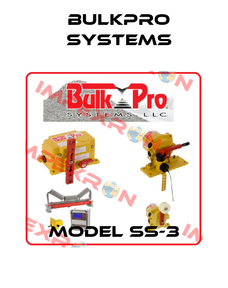 Model SS-3 Bulkpro systems