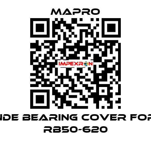 NDE bearing cover for RB50-620 Mapro