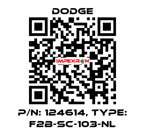 p/n: 124614, Type: F2B-SC-103-NL Dodge