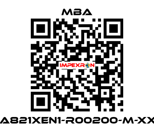 MBA821XEN1-R00200-M-XXXX MBA