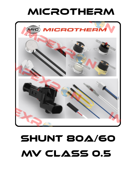 SHUNT 80A/60 MV CLASS 0.5  Microtherm