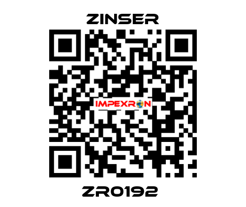 ZR0192  Zinser