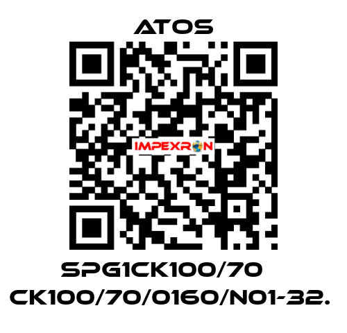 SPG1CK100/70    CK100/70/0160/N01-32.  Atos