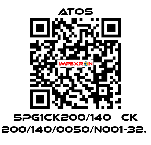 SPG1CK200/140   CK 200/140/0050/N001-32.  Atos