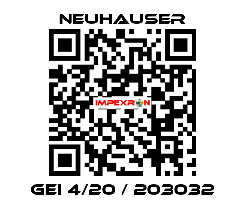 GEI 4/20 / 203032 Neuhauser