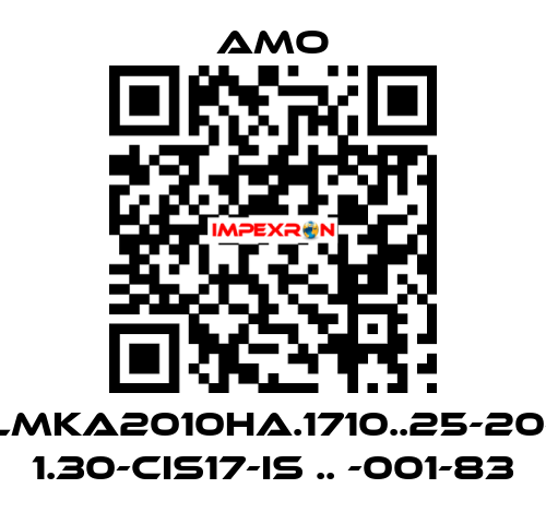 LMKA2010HA.1710..25-20- 1.30-CIS17-IS .. -001-83 Amo
