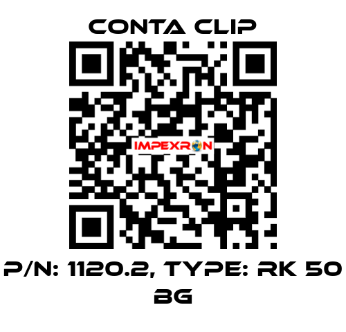 P/N: 1120.2, Type: RK 50 BG Conta Clip