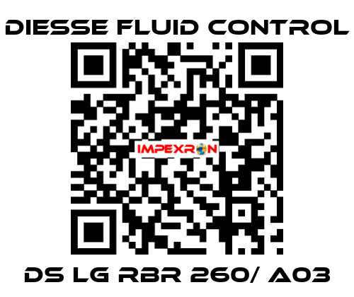 DS LG RBR 260/ A03 DIESSE Fluid Control