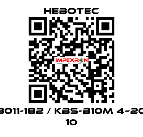 3011-182 / KBS-B10M 4–20 10 HEBOTEC