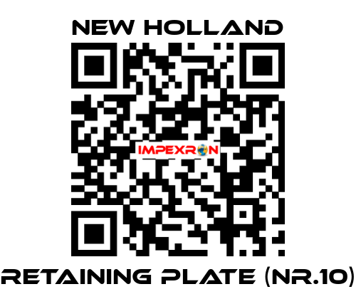 Retaining plate (Nr.10) new holland