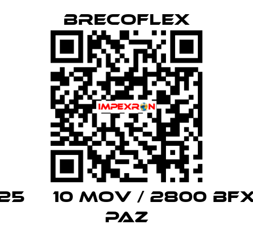 25 АТ10 MOV / 2800 BFX PAZ Brecoflex