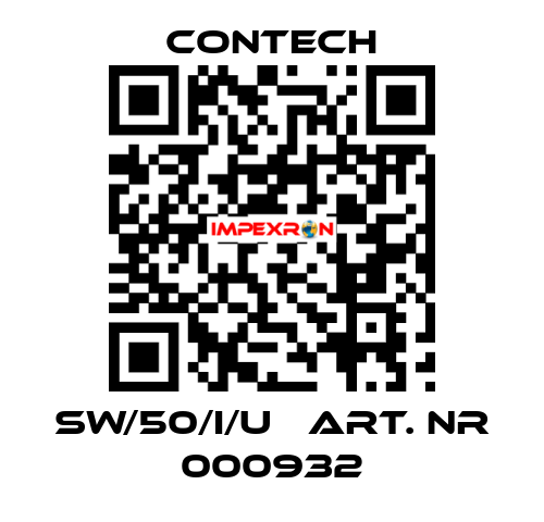 SW/50/I/U   Art. nr 000932 Contech