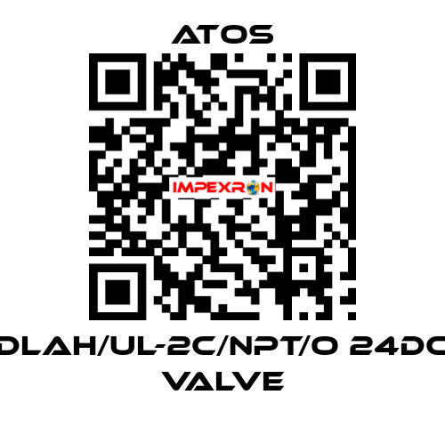 DLAH/UL-2C/NPT/O 24DC Valve Atos