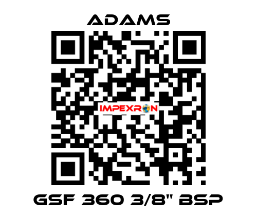 GSF 360 3/8" BSP ADAMS