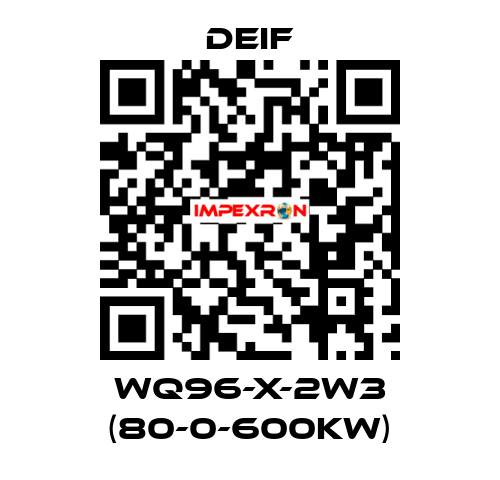 WQ96-X-2W3 (80-0-600KW) Deif