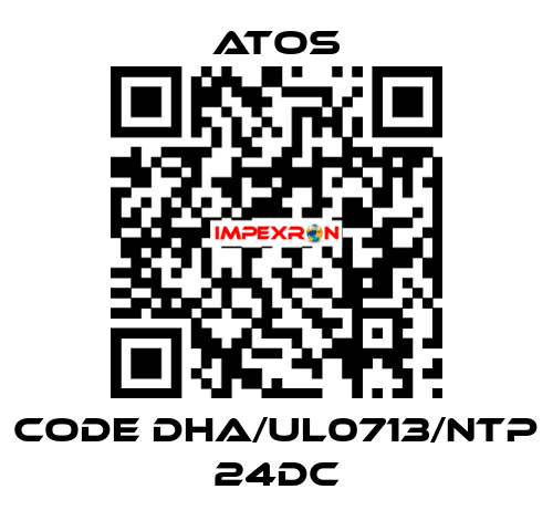 Code DHA/UL0713/NTP 24DC Atos