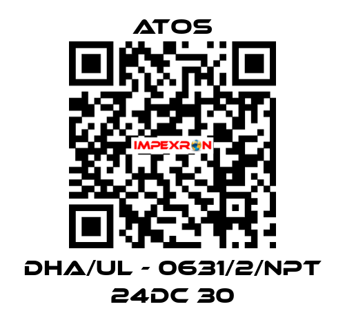 DHA/UL - 0631/2/NPT 24DC 30 Atos