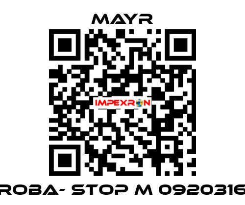 ROBA- stop M 0920316 Mayr