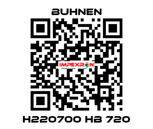 H220700 HB 720 Buhnen