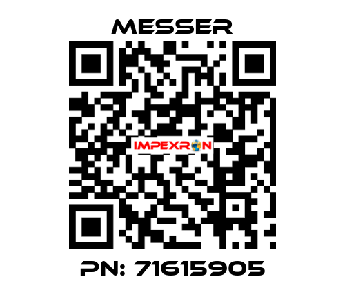 PN: 71615905 Messer