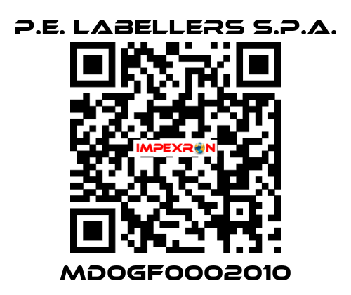 MD0GF0002010 P.E. Labellers S.p.a.