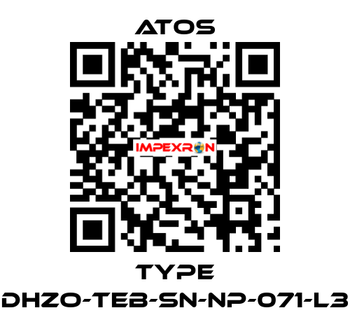 Type DHZO-TEB-SN-NP-071-L3 Atos