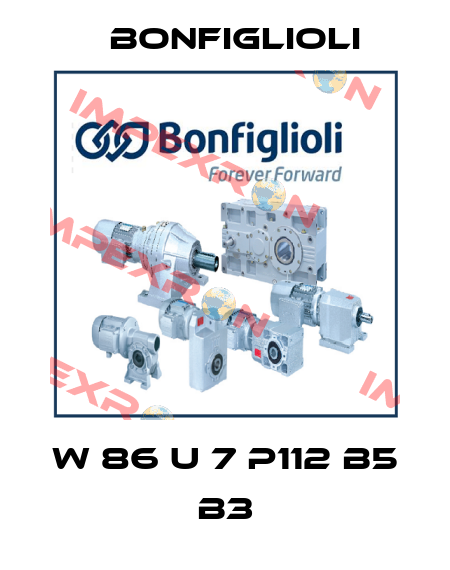 W 86 U 7 P112 B5 B3 Bonfiglioli